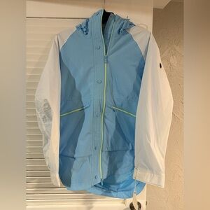 New Womens Free People FP Movement Singing in the Rain Packable Jacket Med $198